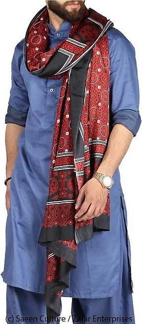 Chandio Heritage Ajarak Scarf - Artisan Crafted | Premium Finish | Unisex