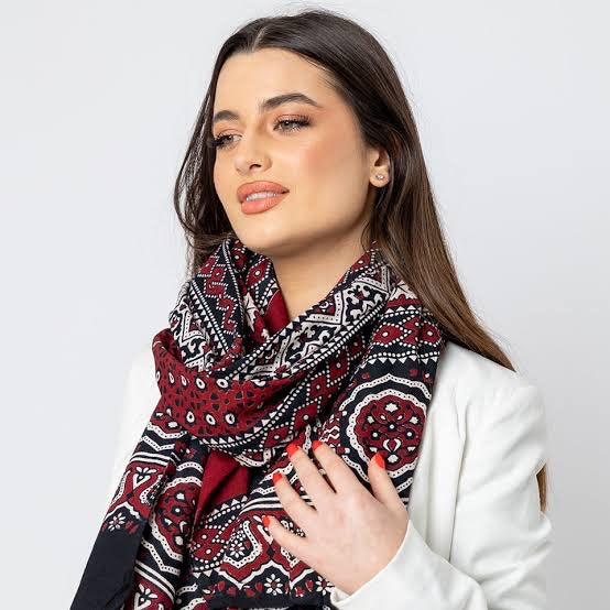 Chandio Heritage Ajarak Scarf - Artisan Crafted | Premium Finish | Unisex