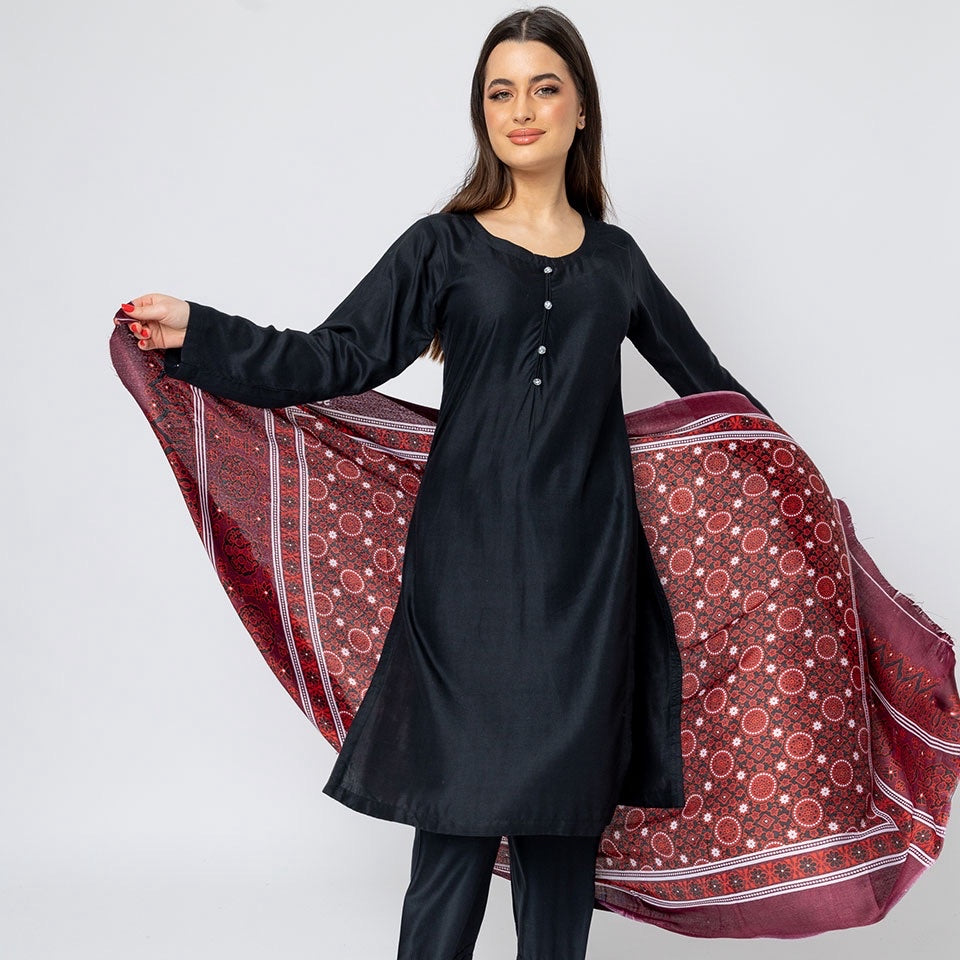 Chandio Heritage Ajarak Scarf - Artisan Crafted | Premium Finish | Unisex