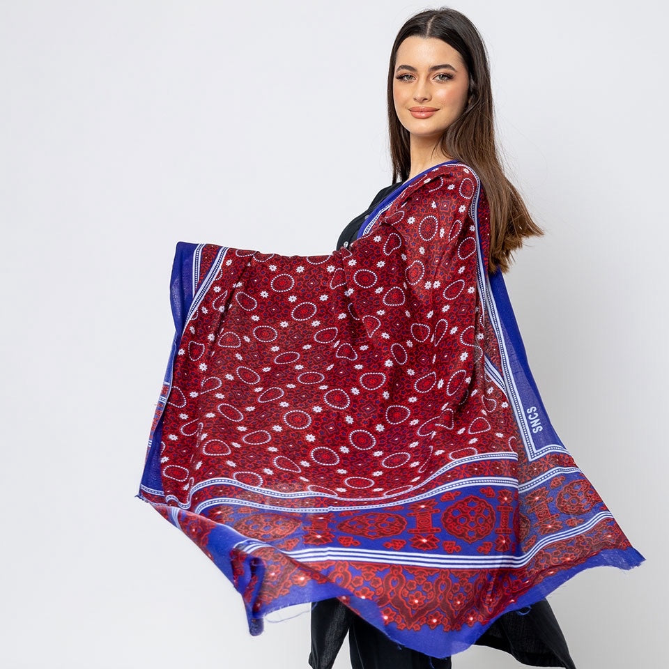 Chandio Heritage Ajarak Scarf - Artisan Crafted | Premium Finish | Unisex